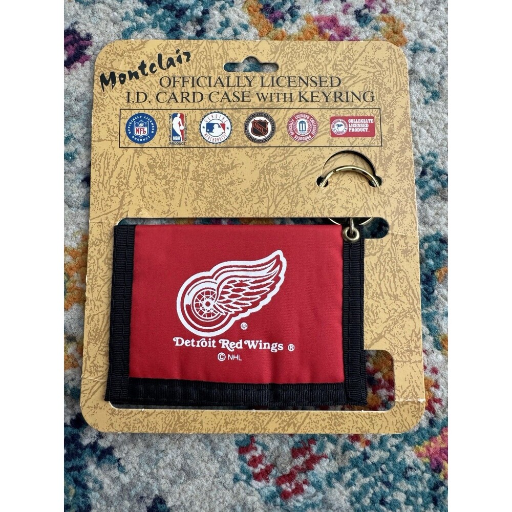 Vintage Detroit Red Wings Officially Licensed I.D. Card Case NEW